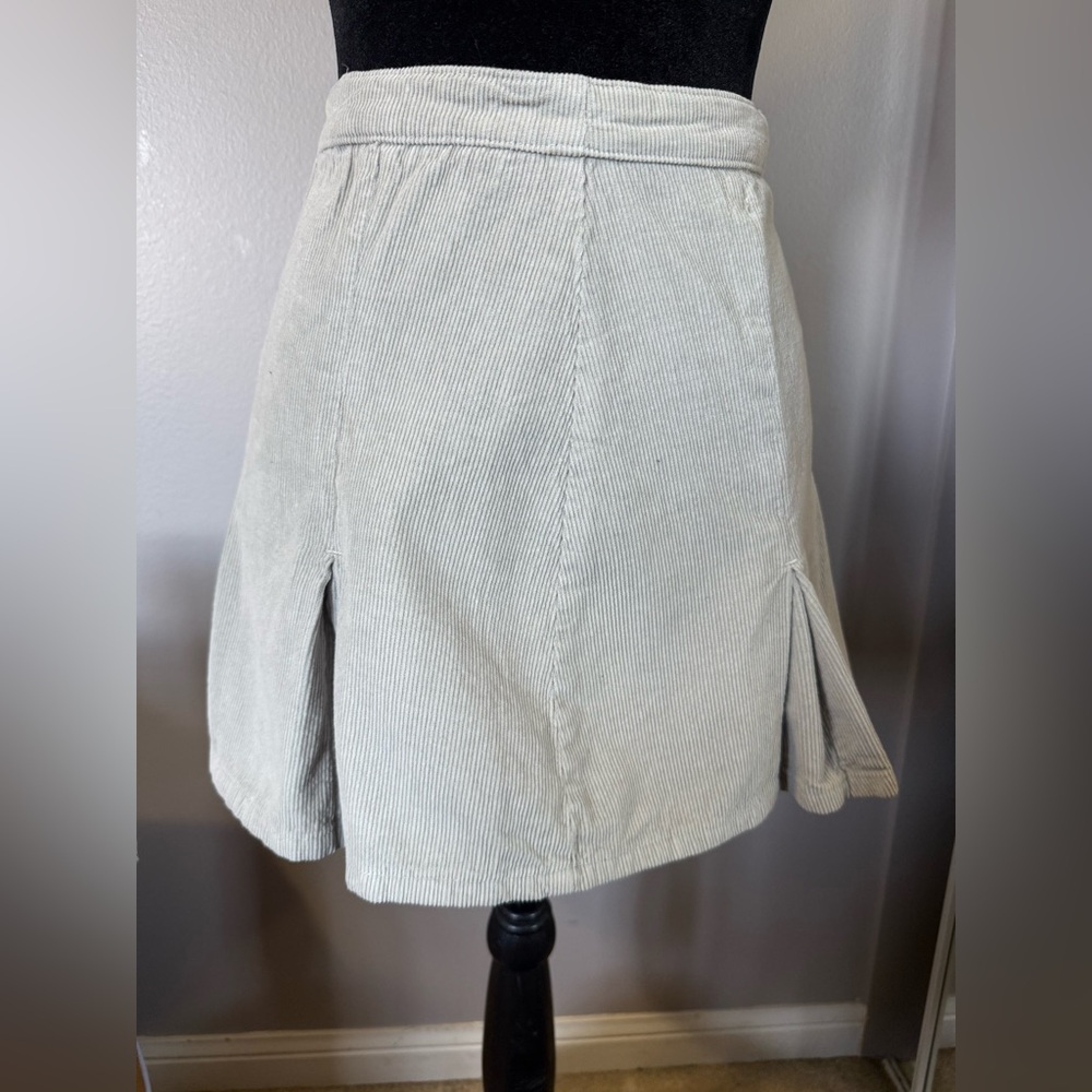 BDG Corduroy Mini Skirt with Side Slits
